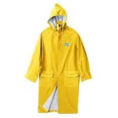 Capa De Pvc - Para Lluvia - Mod. Clasico - Color Amarillo - Espesor 0 45 Mm - Marca Work Safe. Talle S