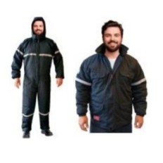 Mameluco Ignifugo Termico - C/ Ref. Y Capucha Desm. – 88% Alg. Retar./ 12% Polia.azul Marino - 6.80 Oz/ Yd2 - Modelo Jupiter