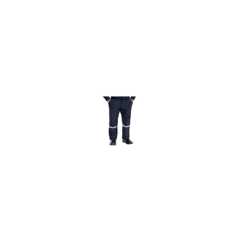 Pantalon Ignifugo C/ Bandas Reflectivas – 88% Alg. Retar./ 12% Poliamda -Azul Marino - 6.80 Oz/ Yd2 - Modelo Jupiter - Marca