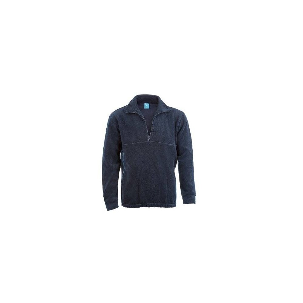 Buzo Polar 1/2 Cierre – Color Azul Marino - Antipillin Aislante Termico – Cierre Ykk - Talle S – Marca Security Hnos.