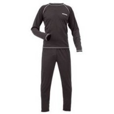 Conjunto Termico Cooldry – 1° Piel. - Poliester 100% - Color Negro Marca Hard Work. Talle M