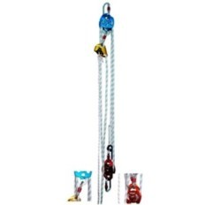 Kit Completo Con Poleas De Seguridad Para Rescate De 10 Mt Largo Pernite Ascenso Y Descenso - Art. Kres-10