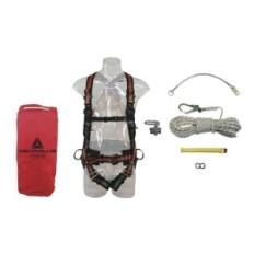 Kit Completo Para Trabajo Vertical - Largo 20 Mt. - Art. Kvs-20.