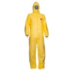 Mameluco Descartable - Color Amarillo - Resistencia Quimica. Con Cierre - Mod. Tychem C . - Marca Du Pont.