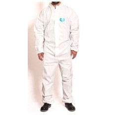 Mameluco Descartable -- Color Blanco - Respirable Y Microporoso. Con Cierre - Capucha - Botamangas - Muñecas Elastizada