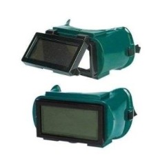 Antiparra Para Soldadura Autógena  Vidrio Rectangular  Visor Móvil.