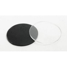 Vidrio Redondo Para Careta Soldar  Oscuro -