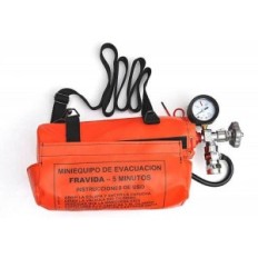 Mini Equipo De Escape - Cilindro De Aluminio - Autonomia 10 Minutos Art. 7242 -
