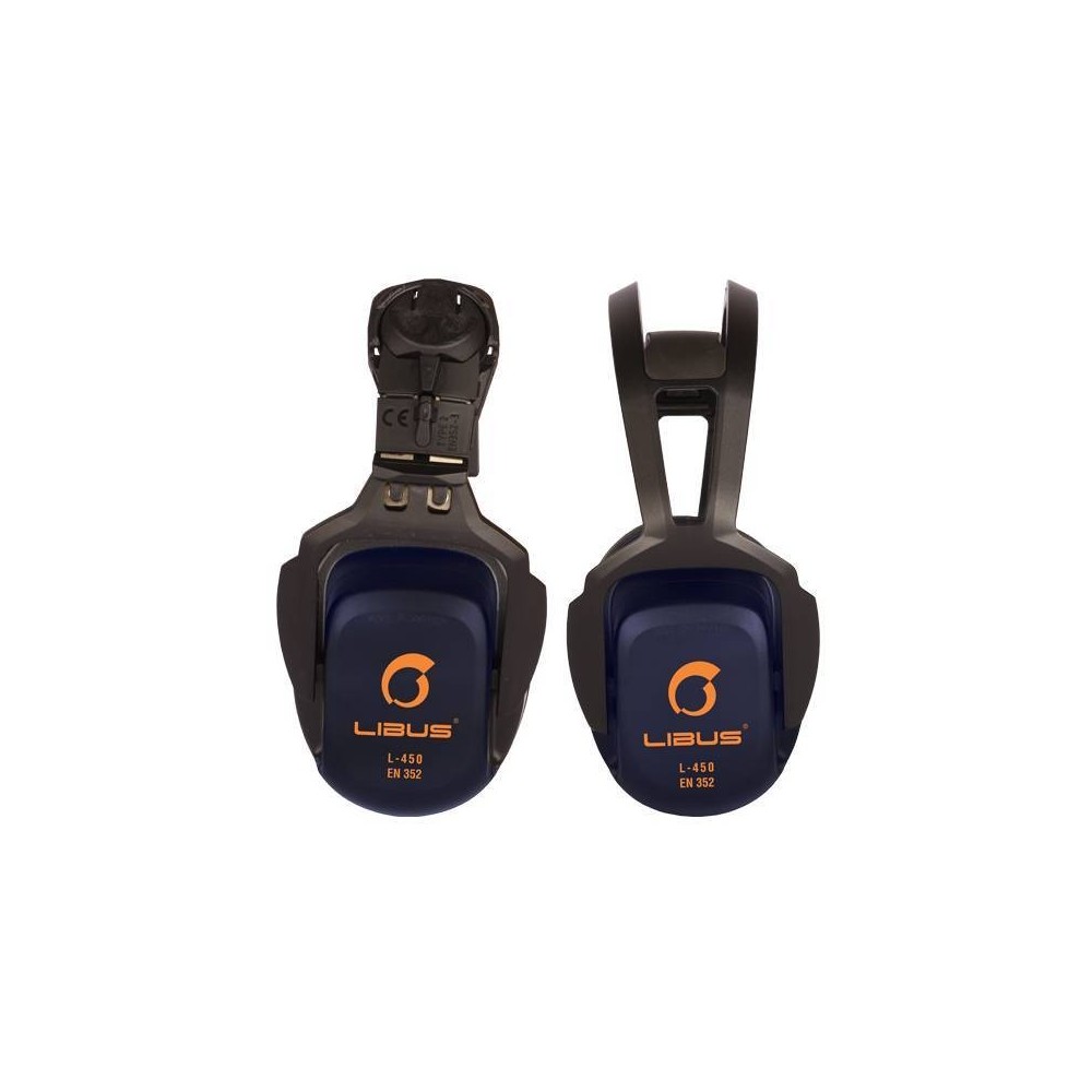Protector Auditivo Tipo Copa En Vincha - Para Adosar A Casco - Mod. L-450 Nrr 23 Db - Marca Libus. Cod.903710.