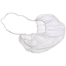 Cubre Barba Descartable De Spundbond - Con Elastico - 30 Gr. ( Bolsa X 100 Unidades) -