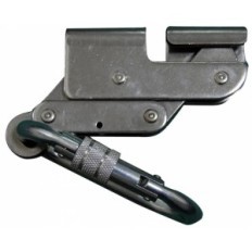 Salvacaidas De Acero Inoxidable Para Cable Acero De 8 Mm. C/ Carabinero - Con Amortiguador - Art. Sky8206A. - Marca Sky. (Top