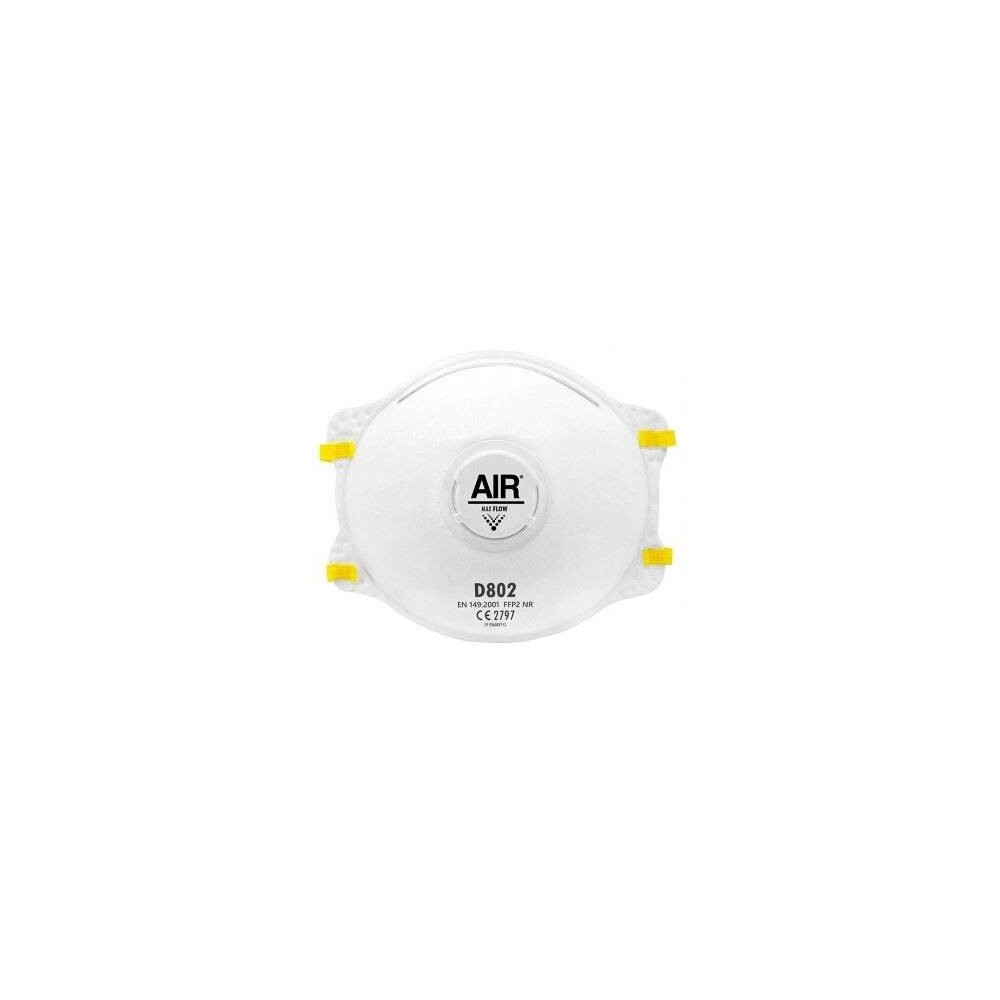 Respirador Descartable D802 Ffp2 Nr . N95 Con Valvula - Marca Air.