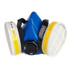 Semimascara Reutilizable – Dos Filtros – Mod. 9000E – Talle Mediano