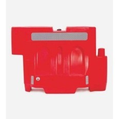 Canalizador De Pvc - Color Blanco O Rojo - 80 Cm Altura X 120 Cm Largo - Peso 15 Kg. - Con Reflectivo - Recargable
