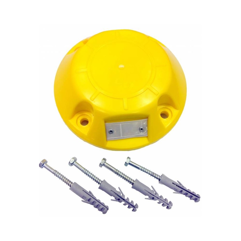 Tacha Reductora De Pvc - Altura 5 5 Cm - Diametro 20 Cm - Cod. Tr-200 (Incluye Elem. De Sujecion).