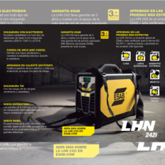 SOLDADORA ESAB LHN 242i