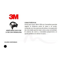 ARNES PARA CASCO 3M H-700