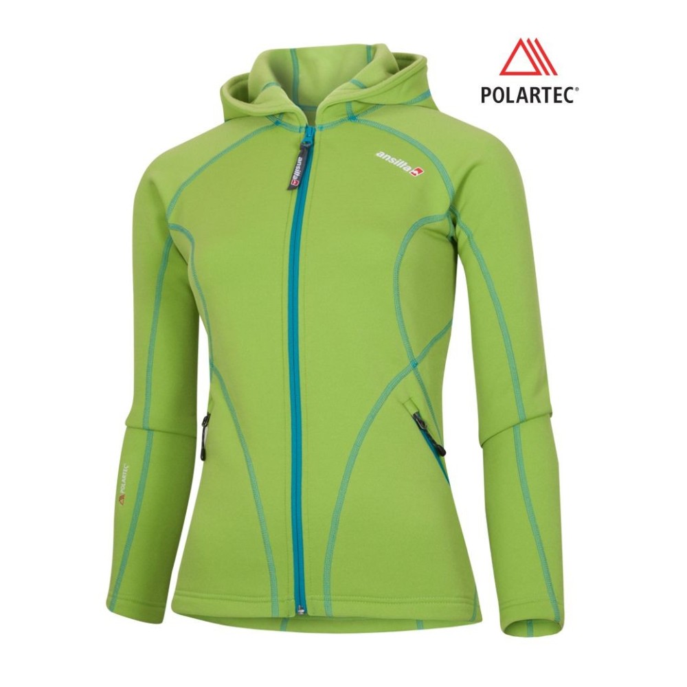 Campera Ergo Polartec® Power Stretch® Versátil Mujer